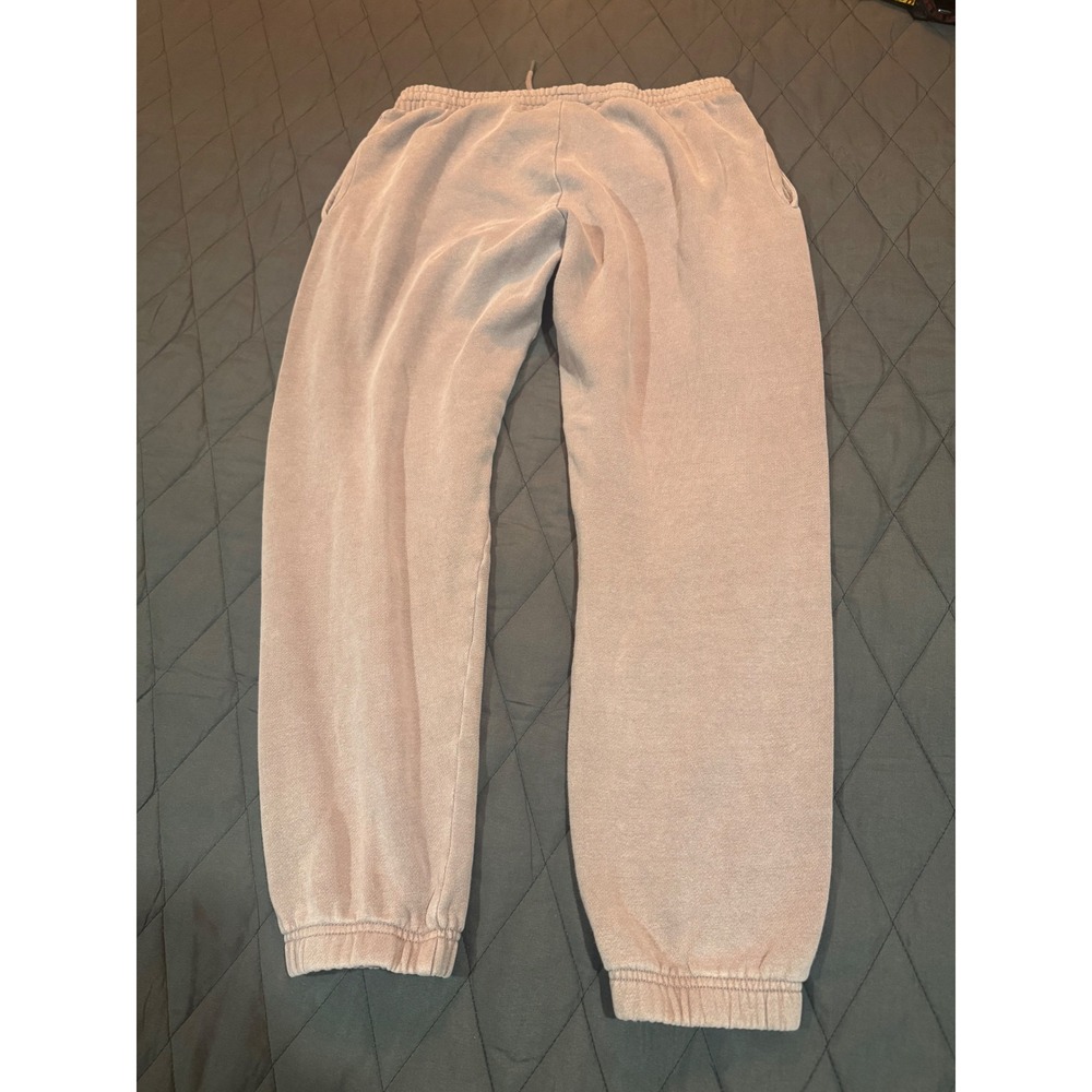 Victorias Secret PINK Fleece Jogger Sweatpants Mauve Pink Small High Rise Pocket - Picture 8 of 9